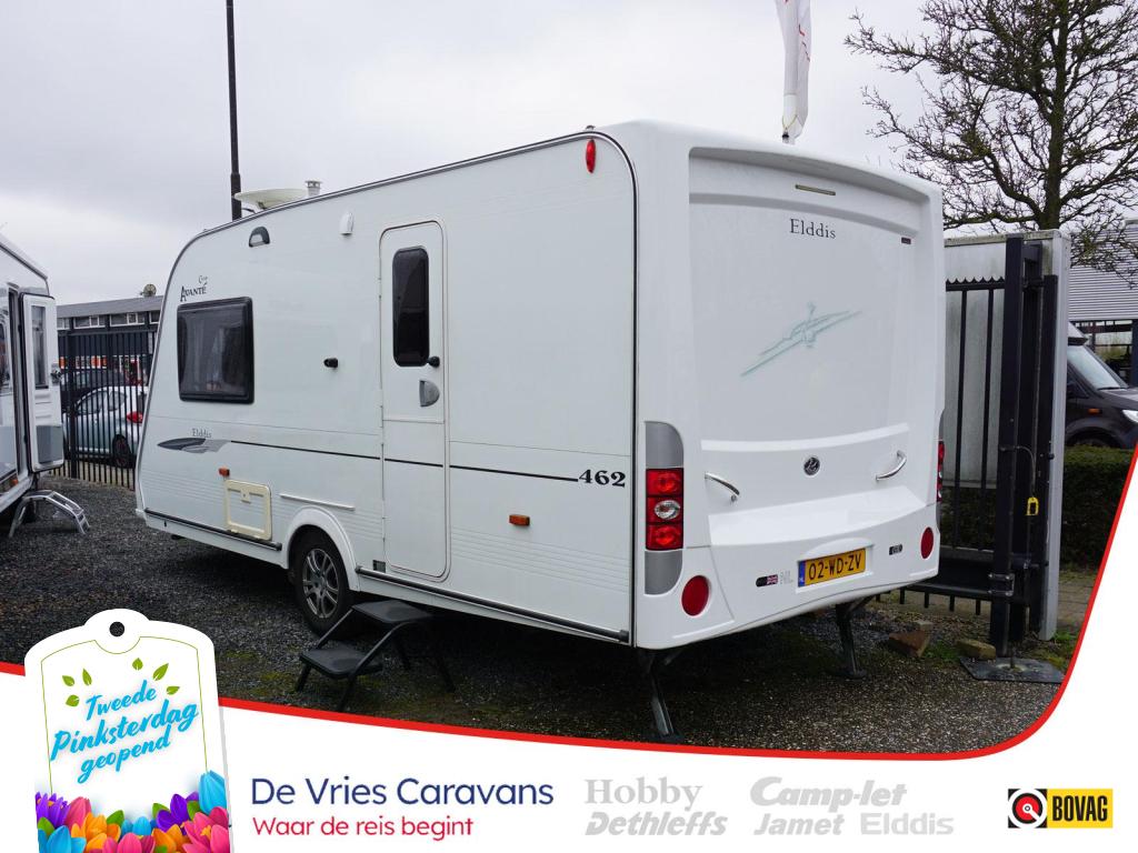 Elddis Avante Club 462 incl.mover,dakventilator, Standaardzit, Tot en met 2, Bedrijf, Overige typen