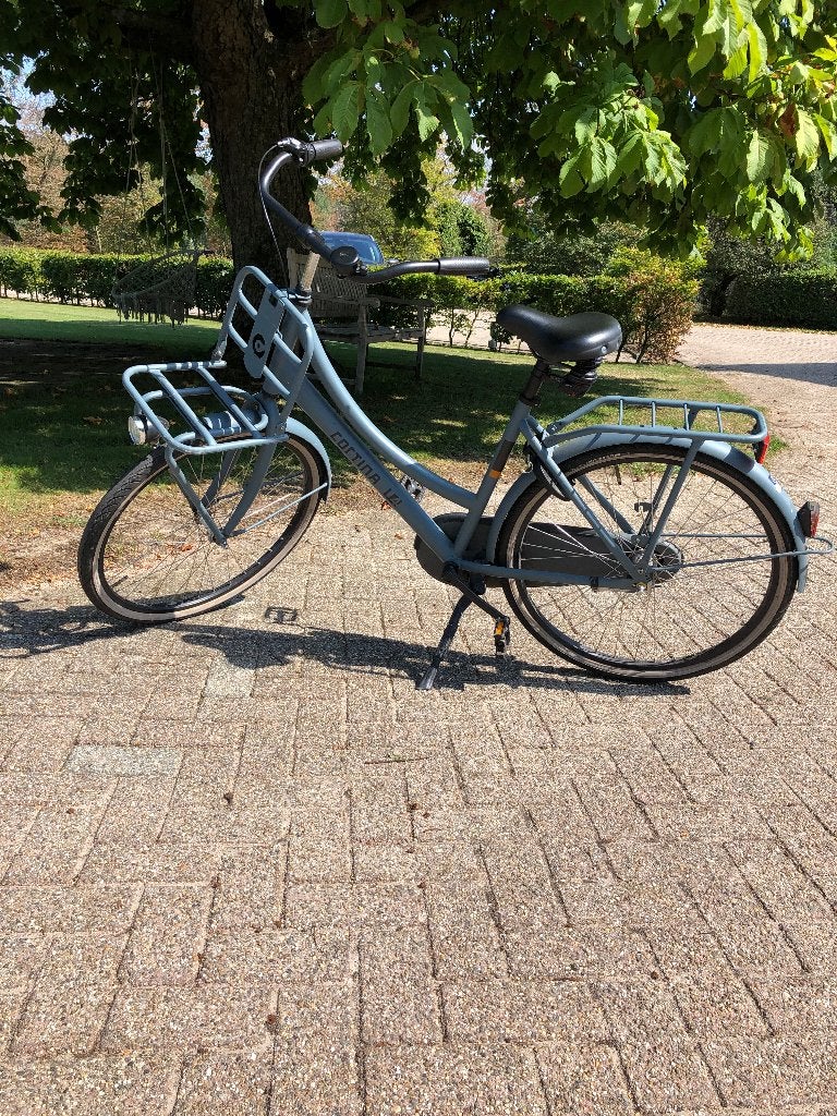 Cortina meisjesfiets met voordrager, Ophalen, Terugtraprem, Versnellingen, Cortina