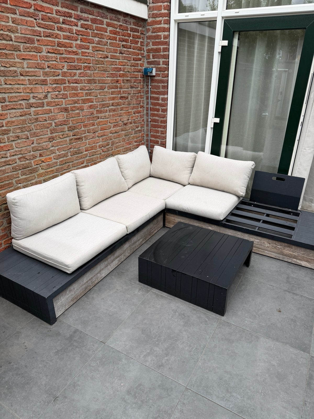 Central Park Casis lounge set met hoes, Ophalen, 5 zitplaatsen, Gebruikt, Loungeset