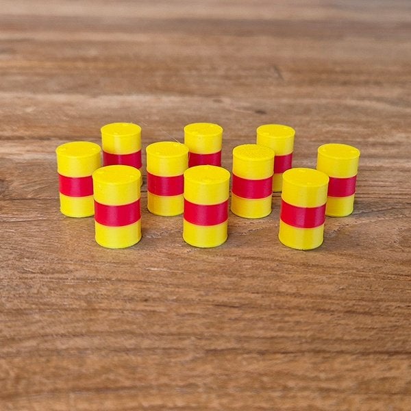 Olievat 3 Kleurig (Set van 10) – 1-50, Ophalen of Verzenden, Nieuw, Bus of Vrachtwagen, Overige merken