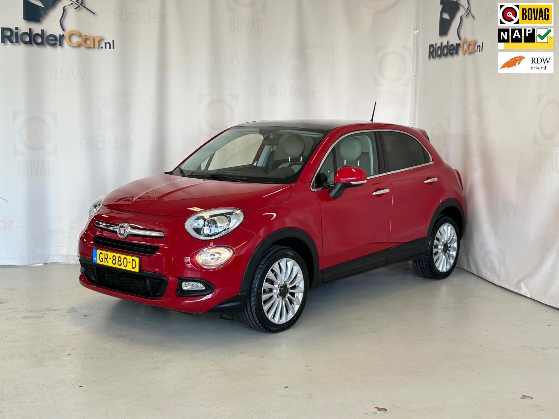 Fiat 500 X 1.4 Turbo MultiAir Lounge|2E EIG|NAP|AUTOMAAT|PAN, Auto's, Automatische klimaatregeling, Gebruikt, 4 cilinders, 500X