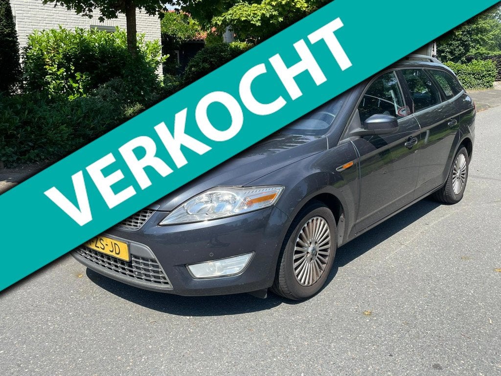 Ford Mondeo Wagon 2.0-16V Titanium, Auto's, Ford, Gebruikt, Zwart, Mondeo, Automatische klimaatregeling