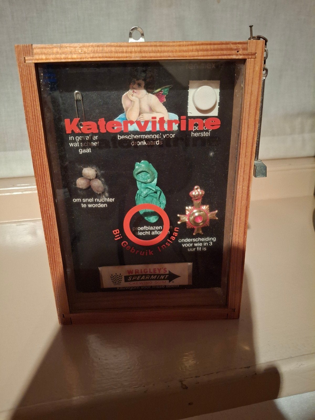 Kater Vitrine - Grappig cadeau voor na een feestje, Verzamelen, Ophalen of Verzenden, Zo goed als nieuw