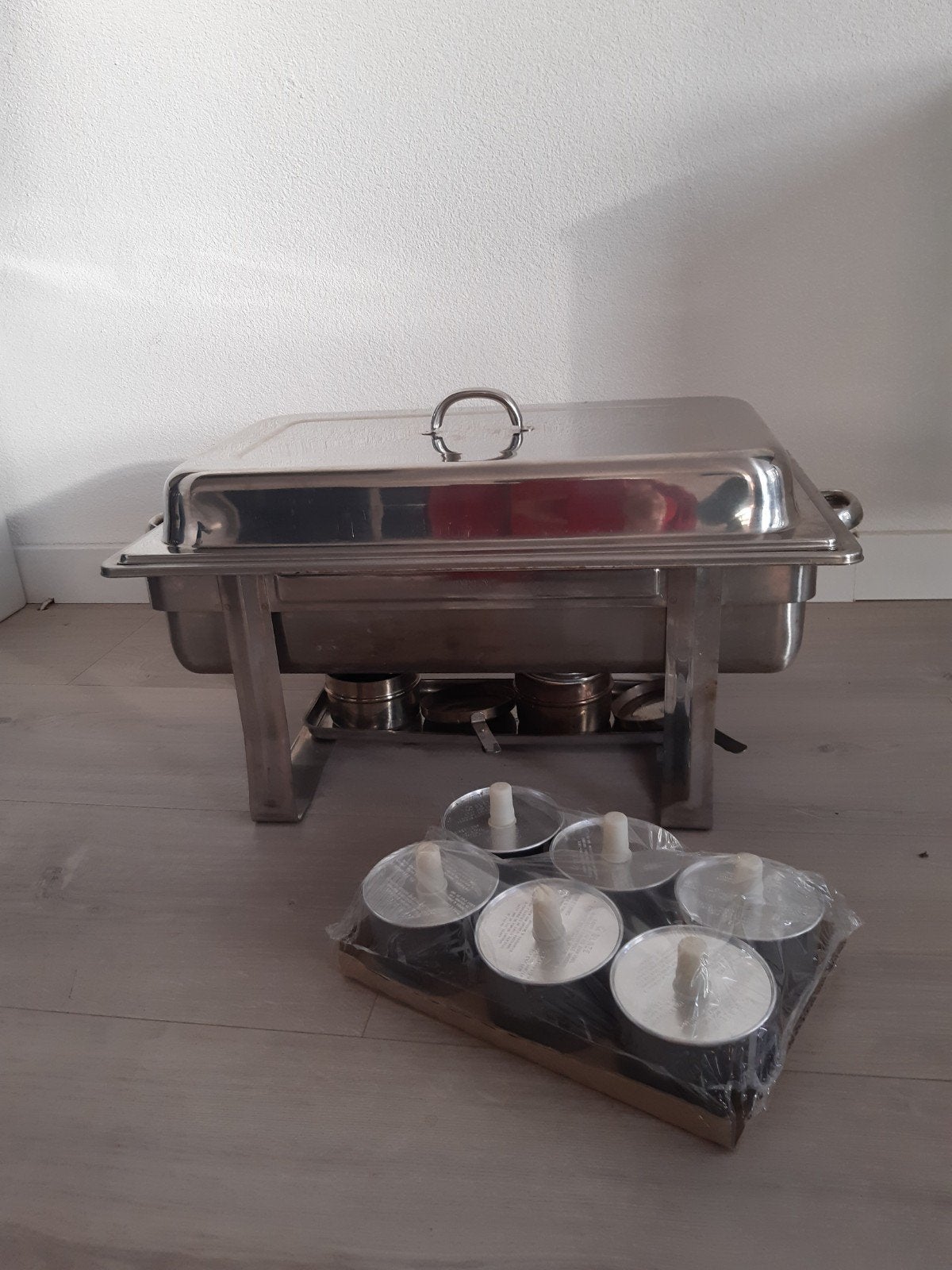CHAFING DISH OFTEWEL WARMHOUDSCHAAL, Ophalen, Zo goed als nieuw, Overige materialen