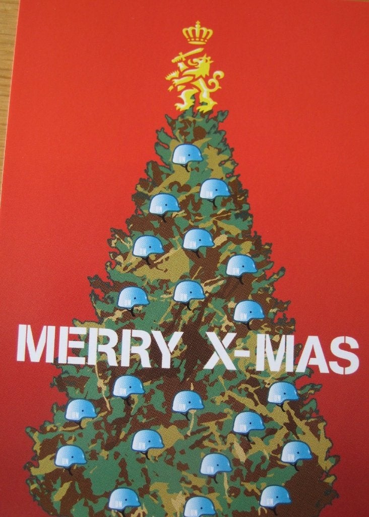 Boomerang - Vrede op aarde - kerstboom - Landmacht - nieuw, Verzenden, 1980 tot heden, Ongelopen, Overige thema's