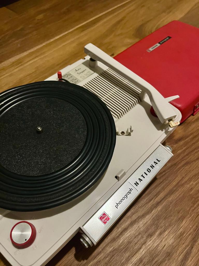 Iconische National (Panasonic) Transistor Platenspeler, Ophalen of Verzenden, Gebruikt, Platenspeler, Overige merken