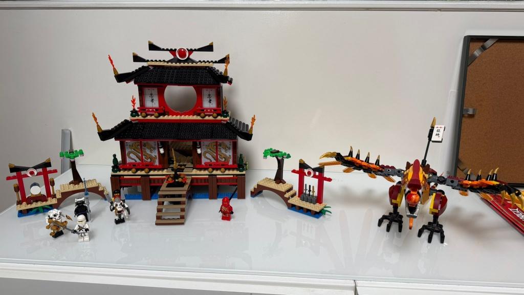 Lego ninjago vuurtempel setnummer 2507 compleet!!, Compleet, Lego, Ophalen of Verzenden, Zo goed als nieuw