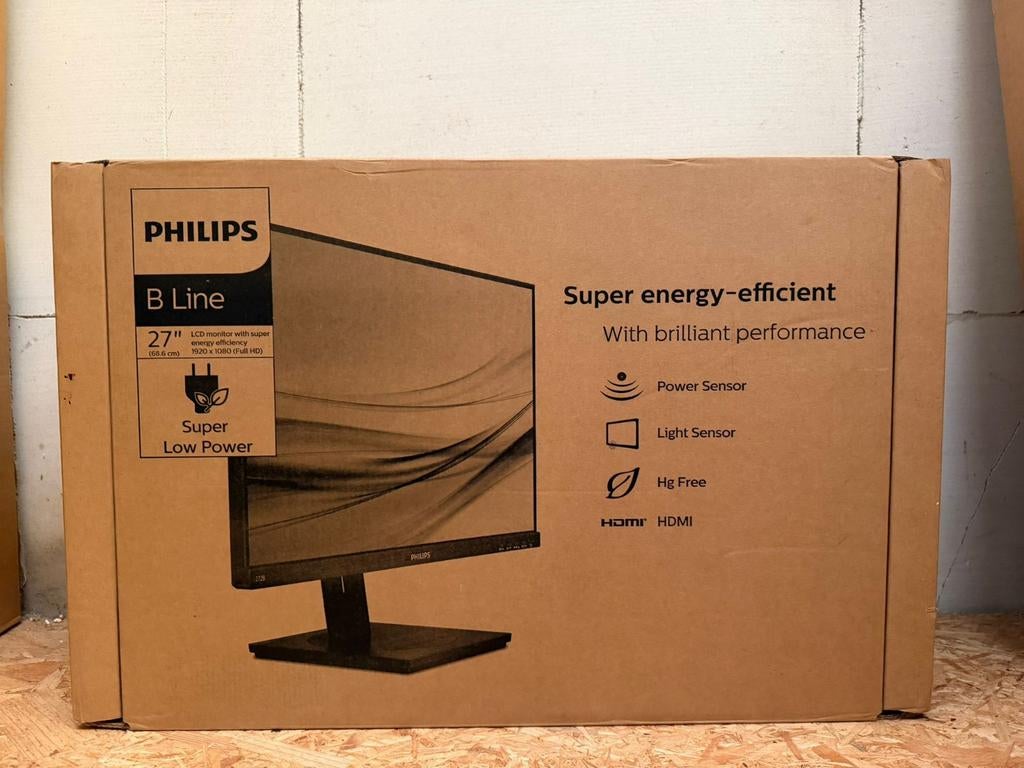 Philips 272B1G - 27 inch Full HD IPS Monitor, Computers en Software, Monitoren, Philips, IPS, Full HD, Ophalen of Verzenden