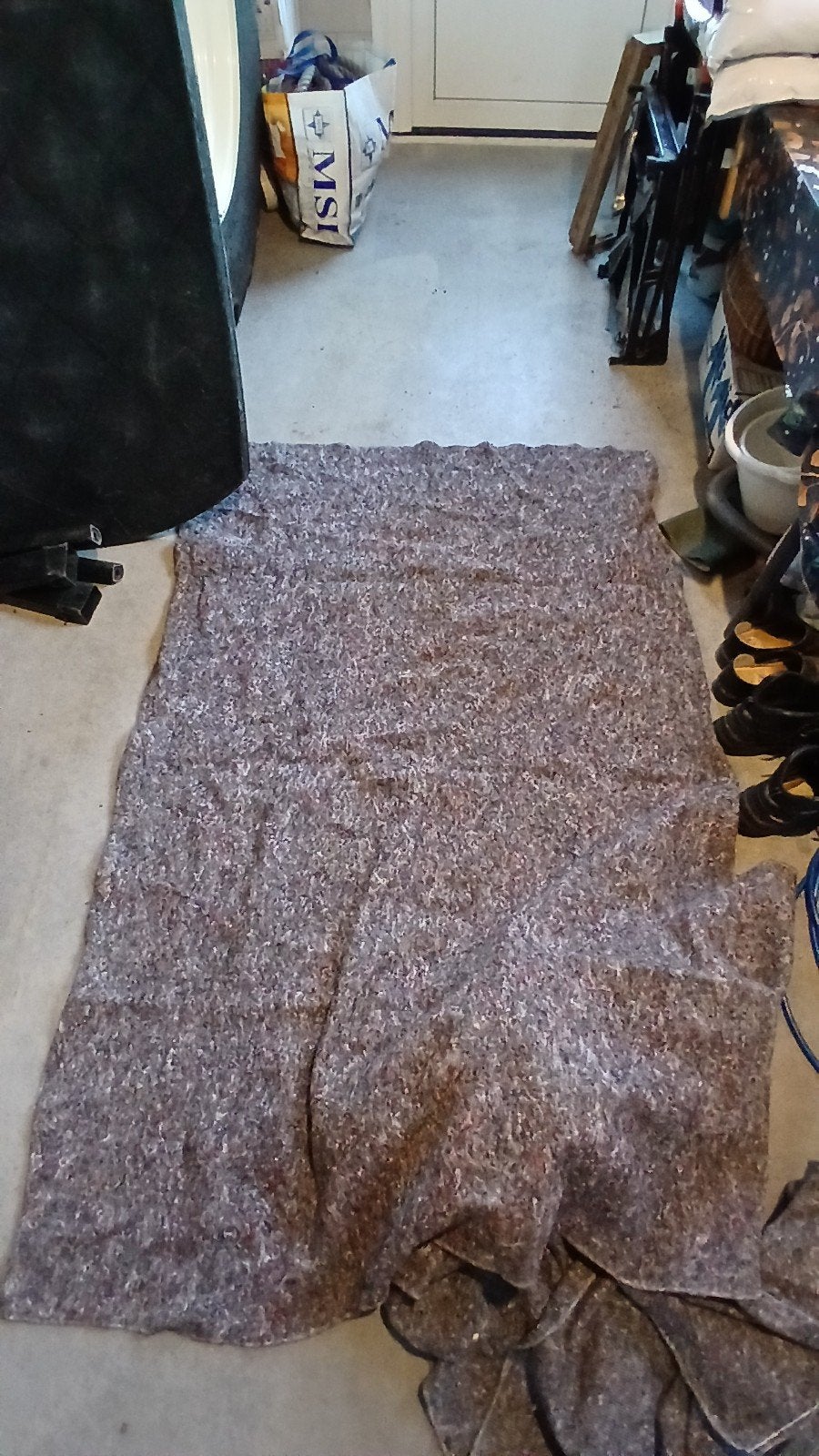 Grote gebruikte verhuisdekens, Gebruikt, 100 tot 150 cm, Bruin, Ophalen of Verzenden