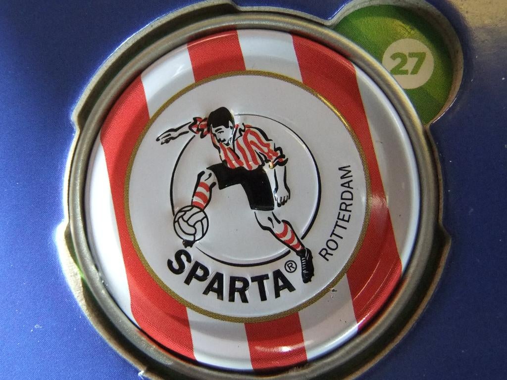 cluppie metalen voetbal flippo Sparta Rotterdam, Verzenden, Losse flippo's