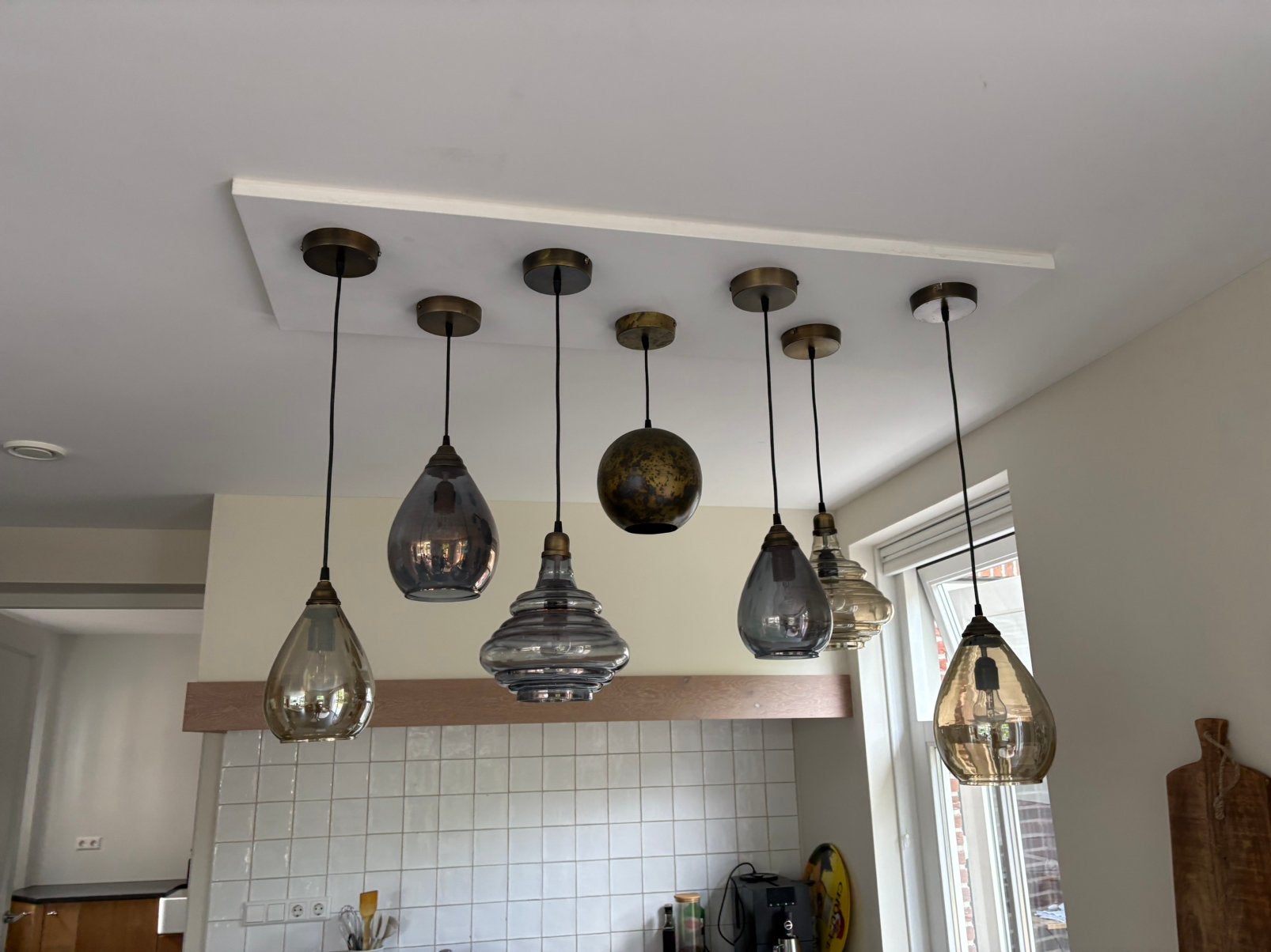7 lampen BePure, Huis en Inrichting, Lampen | Hanglampen, Ophalen, Zo goed als nieuw