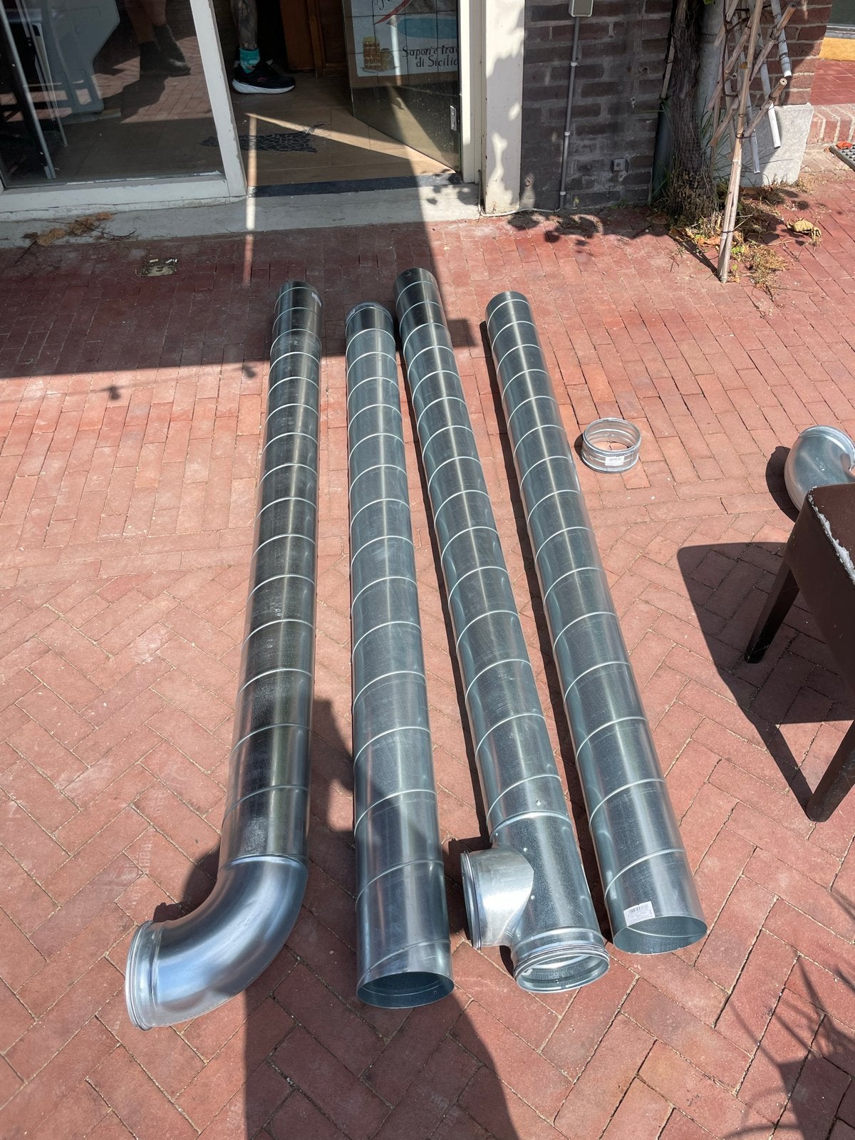 Spiraalbuizen ventilatiekanalen diameter 15 cm, Ophalen, Nieuw, Afzuiger