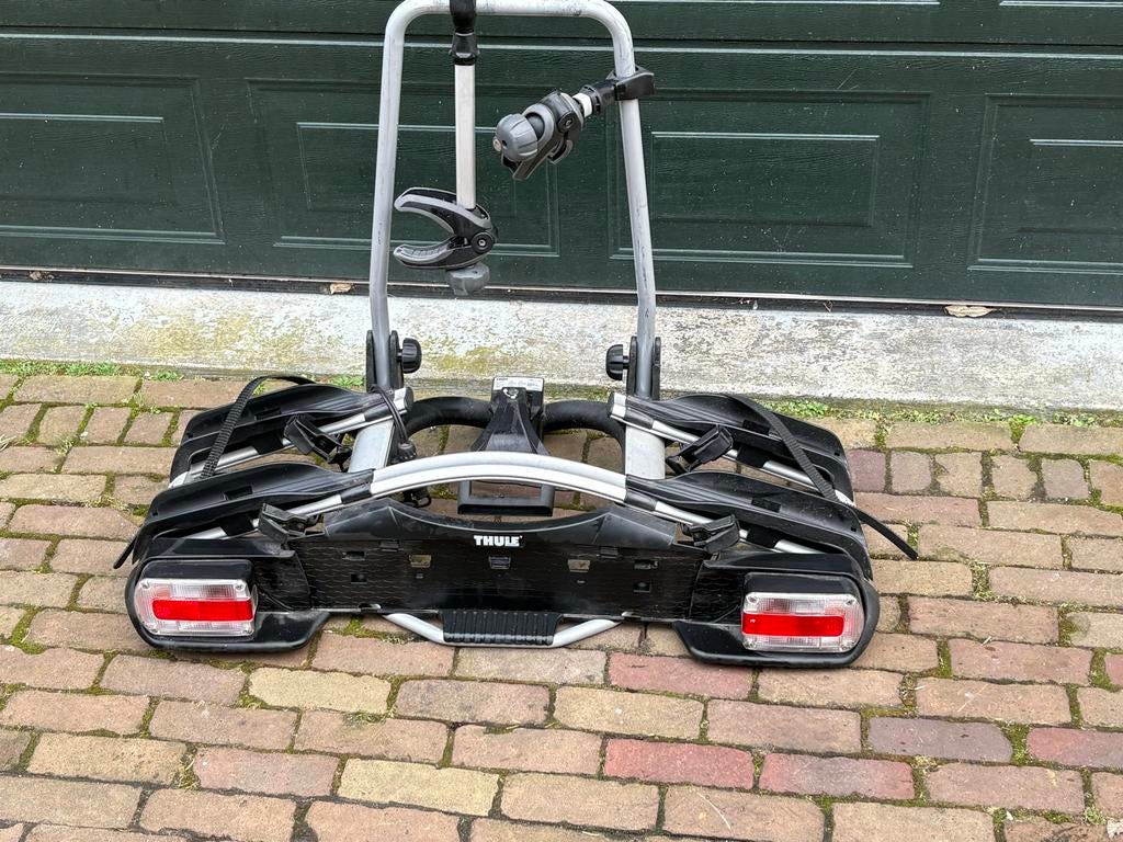 Thule EuroWay 921 fietsendrager, Ophalen, 2 fietsen, Zo goed als nieuw, Trekhaakdrager