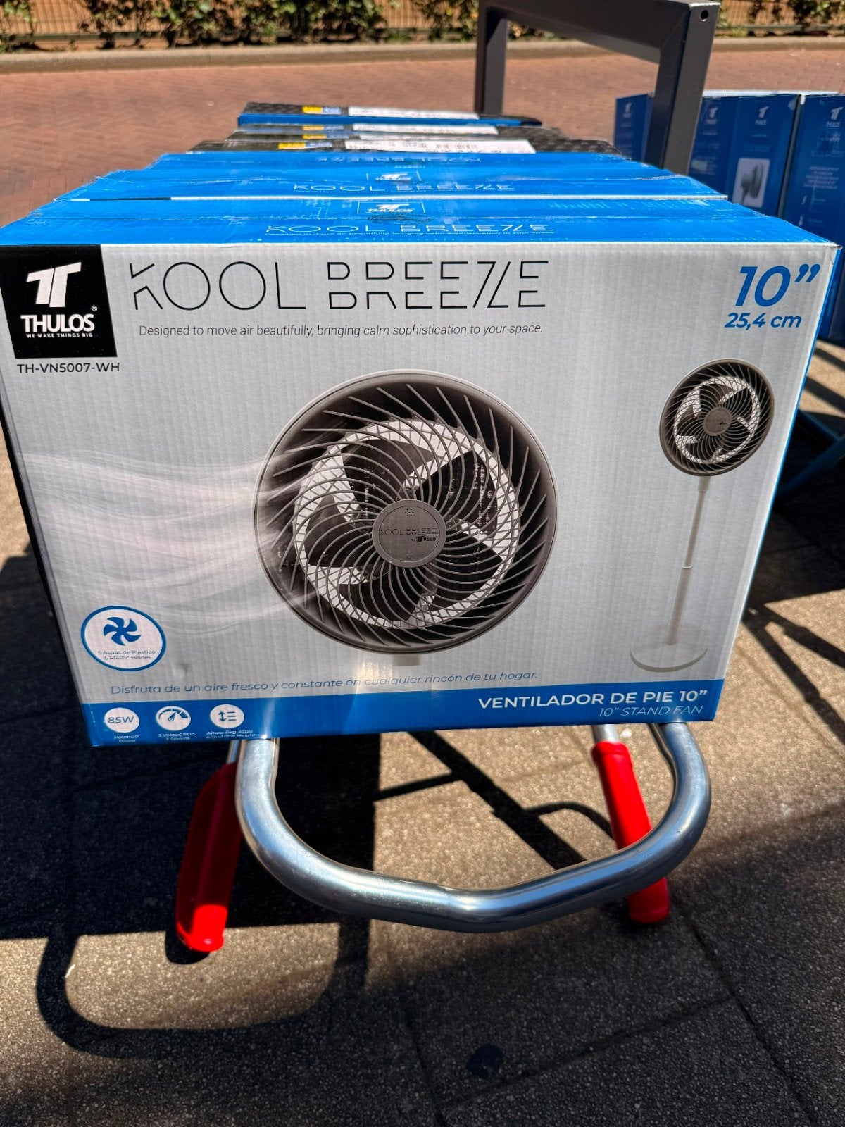 Thulos Kool Breeze 10" Statiefventilator - Nieuw in doos, Ophalen, Nieuw, Statiefventilator