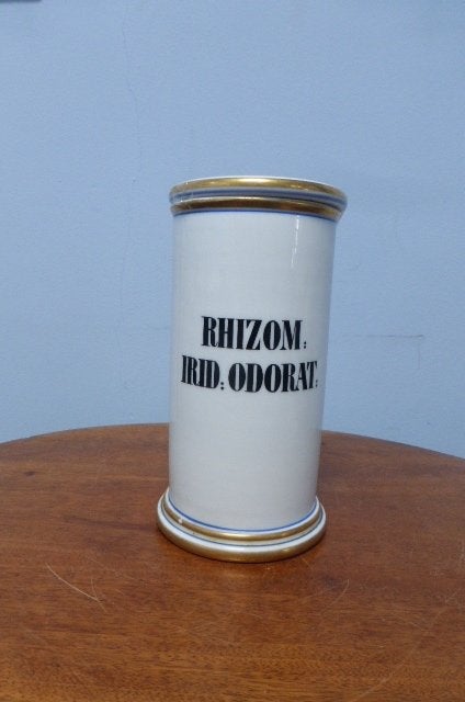 Apothekers pot porselein., Ophalen of Verzenden