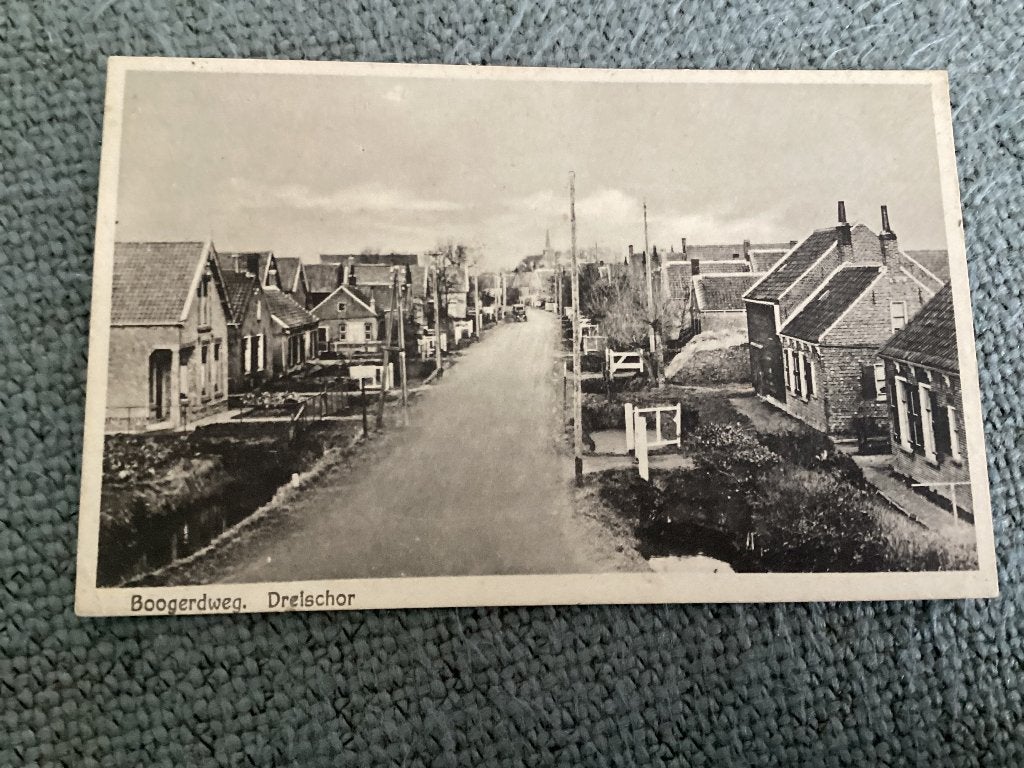 Dreischor., Ophalen of Verzenden, 1940 tot 1960, Gelopen, Zeeland