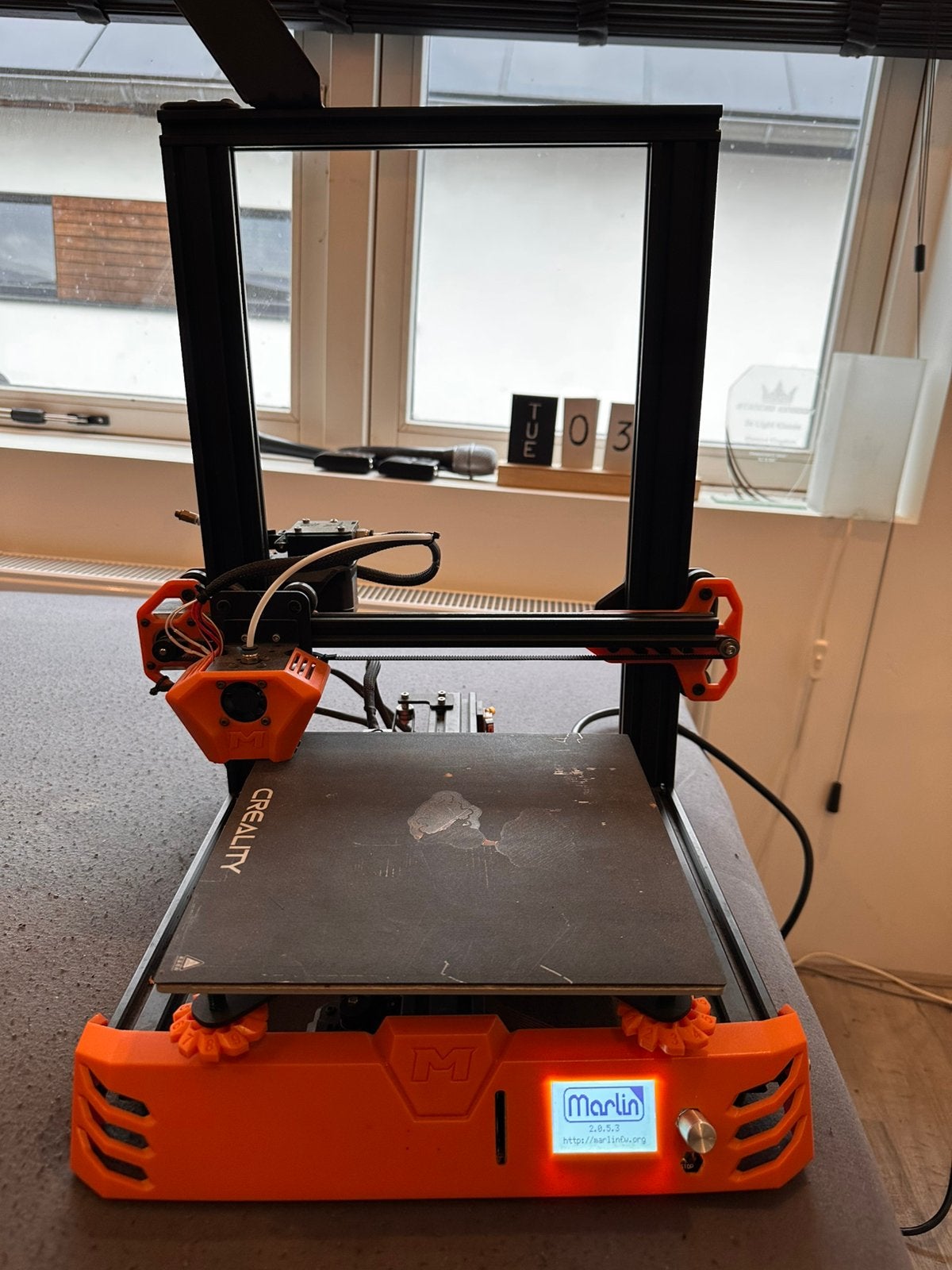 Marlin 3D printer, Ophalen, Zo goed als nieuw, 1200 watt of meer, 70 mm of meer