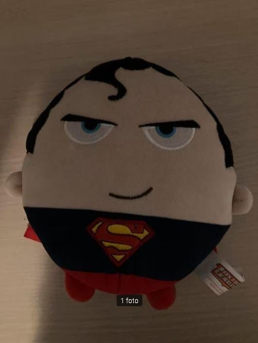 Superman knuffel 18 cm, Overige karakters, Overige typen, Ophalen of Verzenden, Zo goed als nieuw