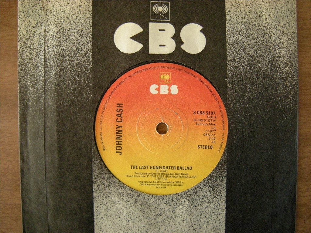Johnny Cash (The Last Gunfighter Ballad), Gebruikt, 7 inch, Ophalen of Verzenden, Country en Western