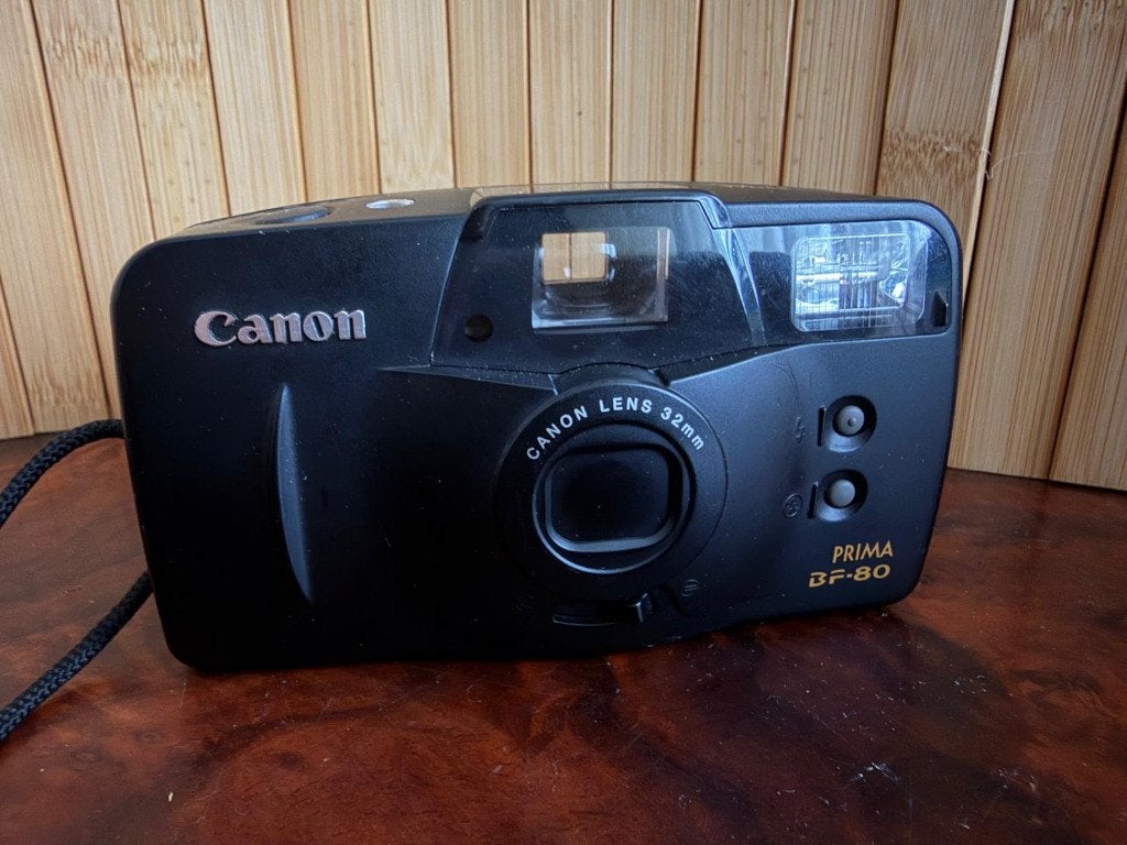Canon Prima BF-80, Audio, Tv en Foto, Fotocamera's Analoog, Gebruikt, Canon, Compact, Ophalen of Verzenden