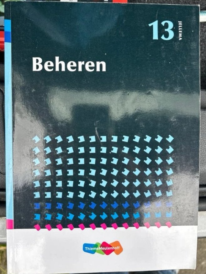 Jellema Hogere Bouwkunde - Beheren (Deel 13), Ophalen of Verzenden, Beta, Zo goed als nieuw, HBO