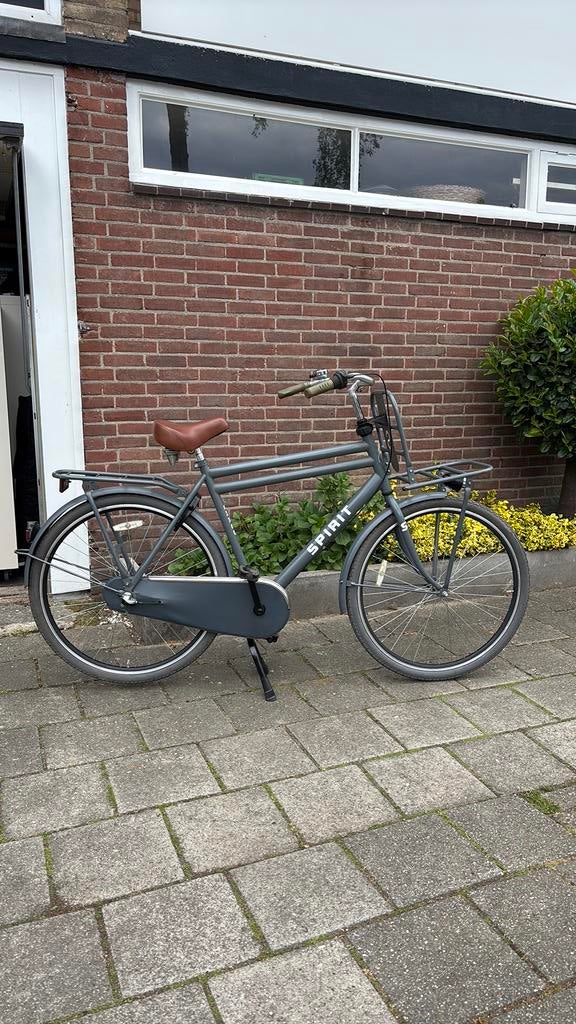 Transportfiets 28 inch, 3 versnellingen, nieuwe verlichting,, Fietsen en Brommers, Fietsen | Heren | Herenfietsen, Terugtraprem