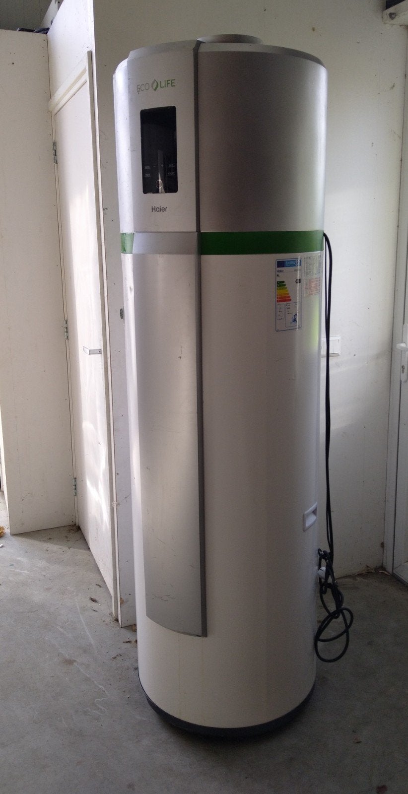 Haier warmtepompboiler 250 liter, Ophalen, Gebruikt, 100 liter of meer, Boiler