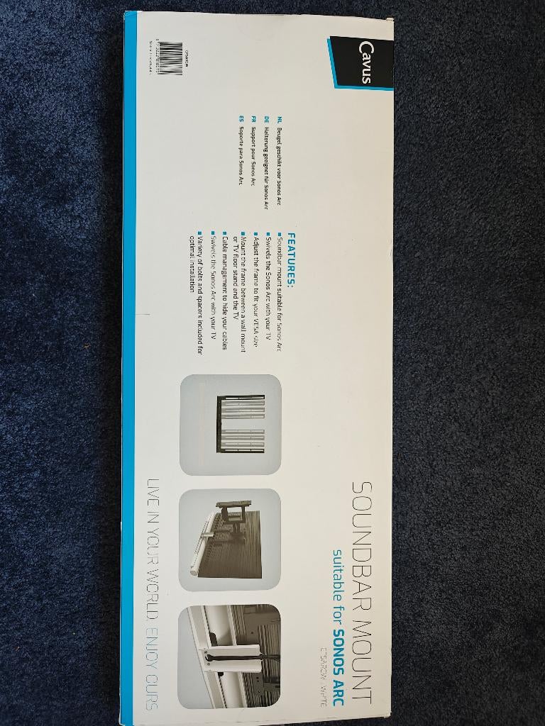 Cavus Soundbar Mount suitable for Sonos Arc Ultra, Audio, Tv en Foto, Soundbars, Verzenden, Nieuw