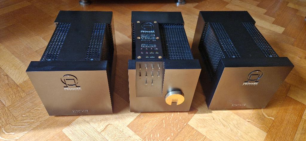 Primare 928 versterker, Refurbished, 120 watt of meer, Stereo, Ophalen