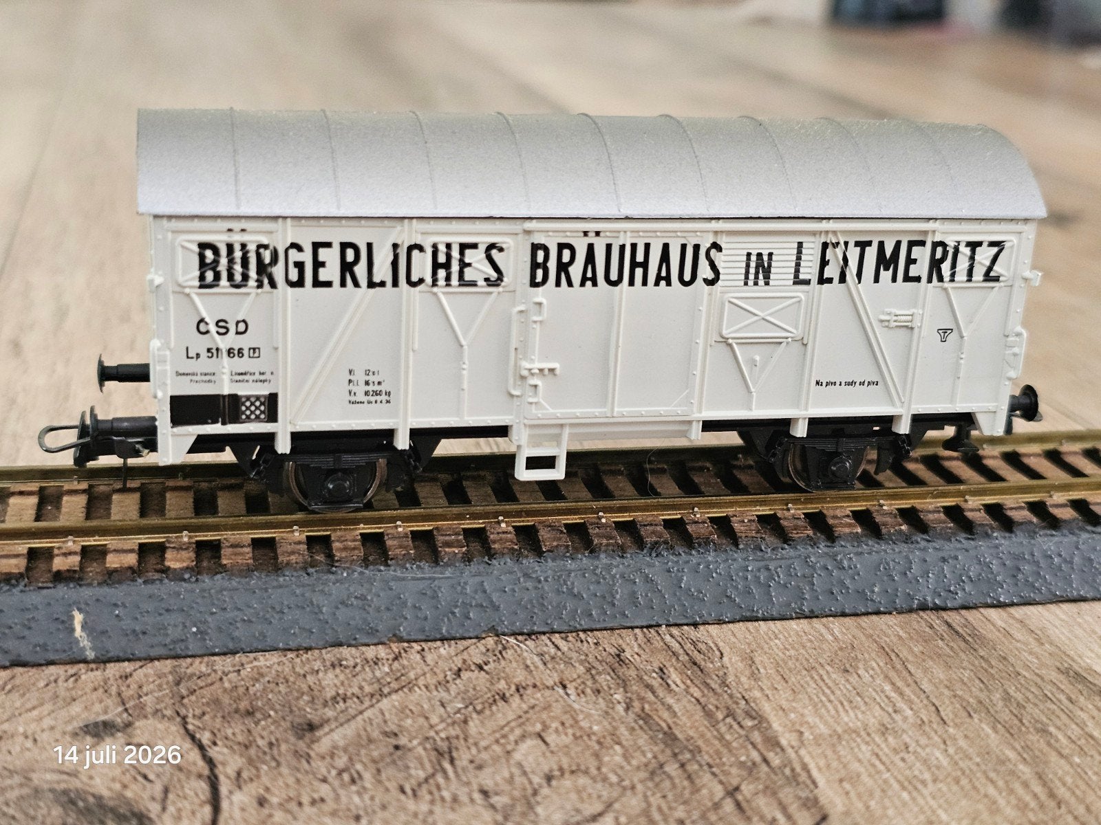 Modeltrein HO Wagon CSD - Zo goed als nieuw, Ophalen of Verzenden, Zo goed als nieuw, Wagon