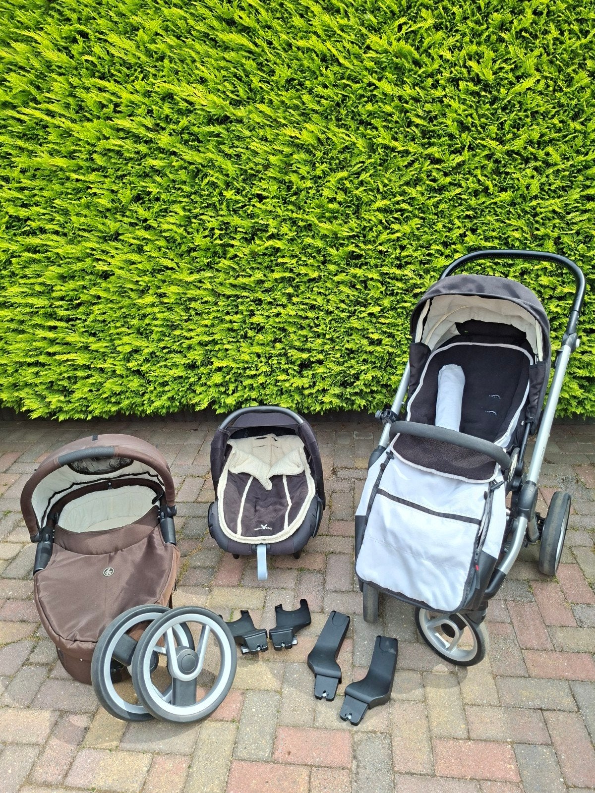 Mutsy complete set met accessoires, Ophalen, Zo goed als nieuw, Combiwagen, Mutsy