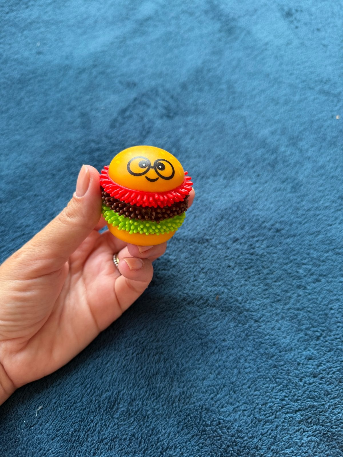 Leuke Hamburger met Gezichtje, Ophalen of Verzenden, Gebruikt, Jongen of Meisje