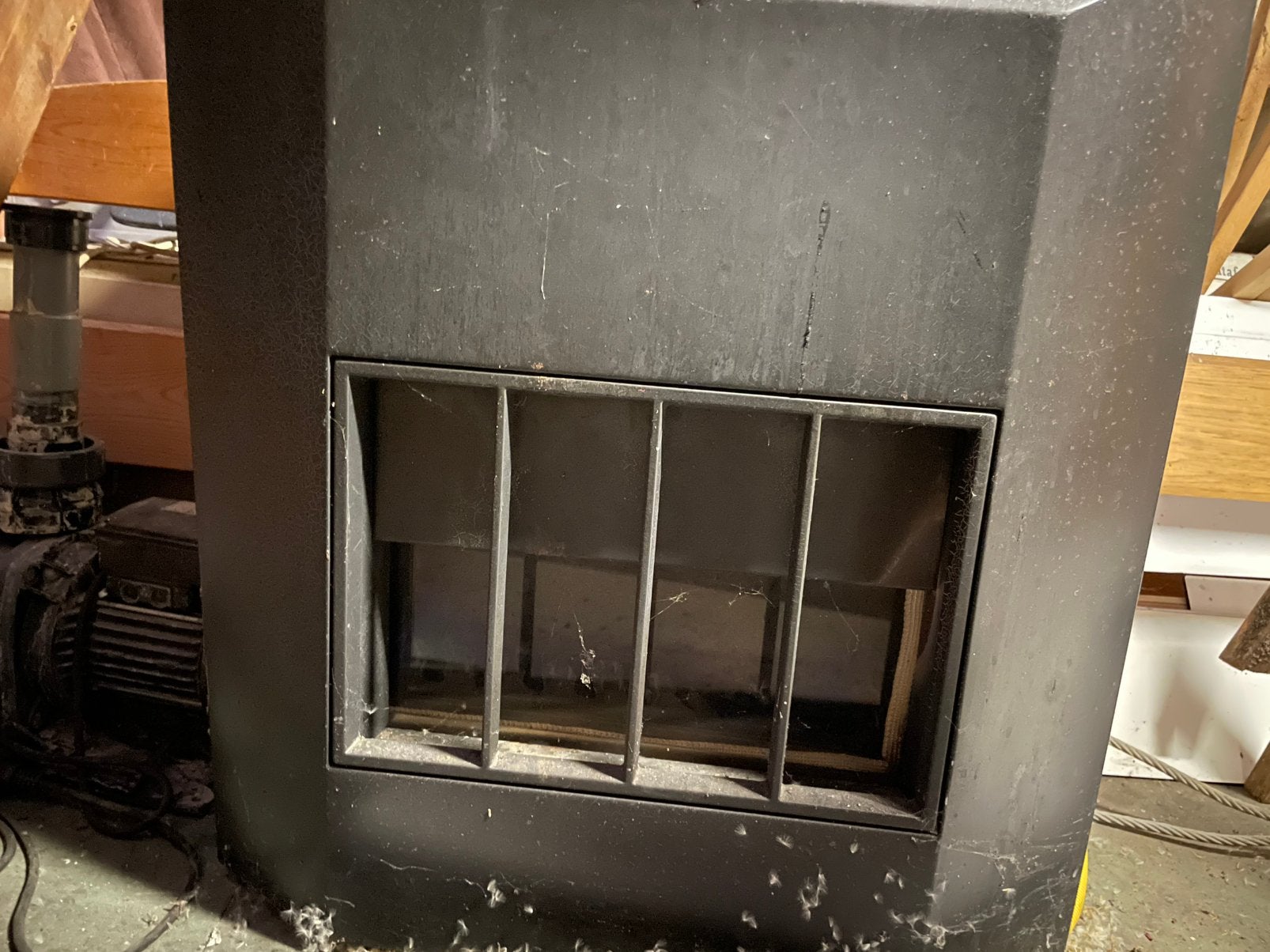 Zwarte gaskachel in goede staat, Huis en Inrichting, Ophalen, Gebruikt, Gas, Gaskachel