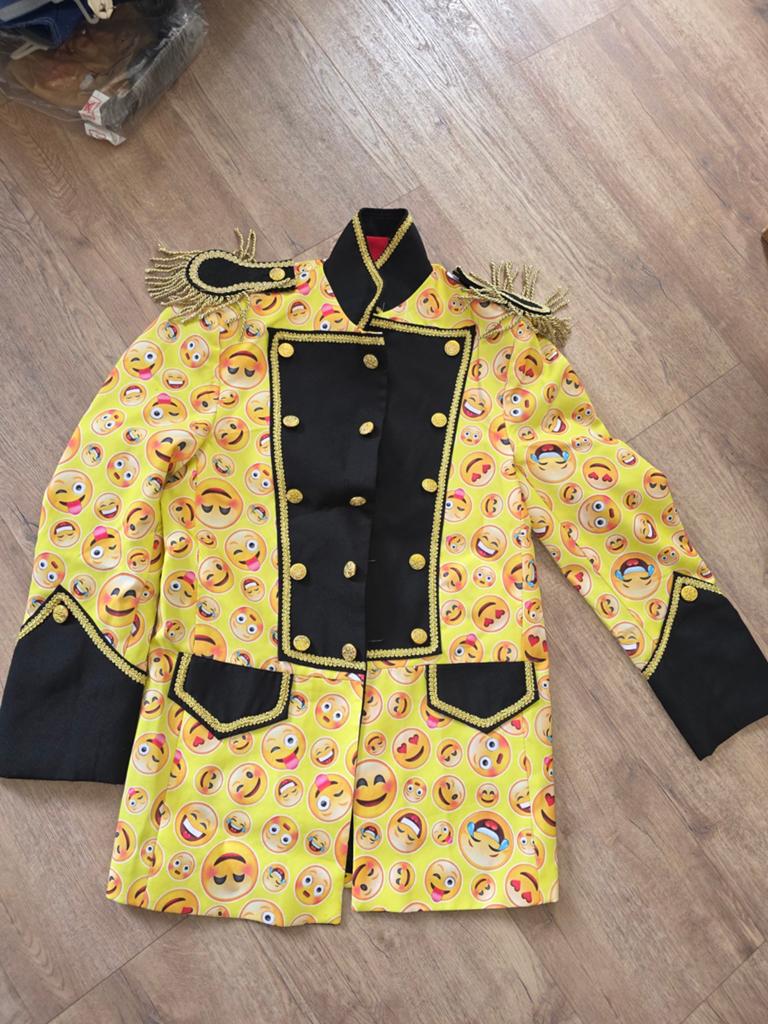 Emoji Carnavalsjas - Unieke Feestelijke Bovenkleding, Kleding | Heren, Carnavalskleding en Feestkleding, Zo goed als nieuw, Kleding