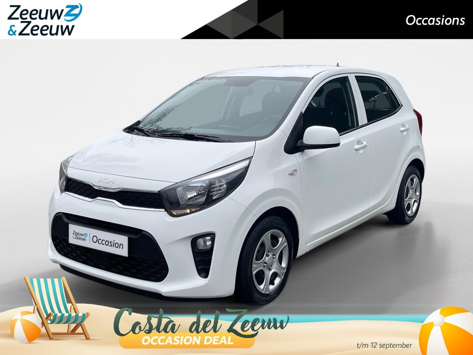 Kia Picanto 1.0 DPi ComfortLine | Cruise control | Airco | B, Auto's, Kia, Voorwielaandrijving, 12 maanden, Gebruikt, 4 stoelen