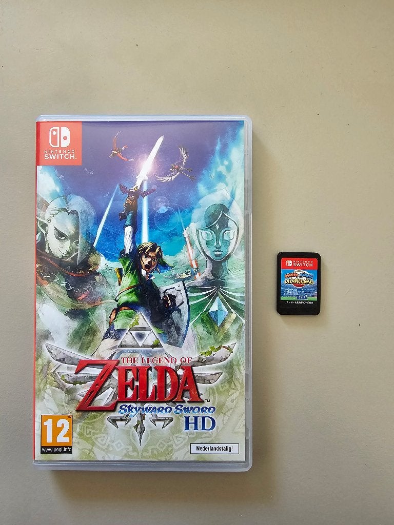 Nintendo Switch Legend of Zelda Skyward Sword, Mario & Sonic, Avontuur en Actie, 1 speler, Ophalen of Verzenden, Zo goed als nieuw