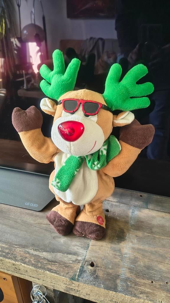 Electrische Rudolf the Reindeer (kerst) teab, Ophalen of Verzenden