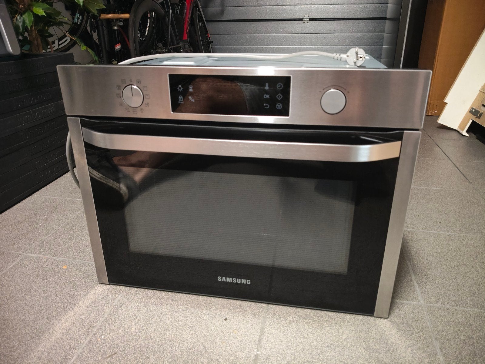 Samsung NQ50J3530BS Inbouw Combi-Oven - Zo goed als nieuw, Witgoed en Apparatuur, Ophalen, Inbouw, Samsung, Hete lucht