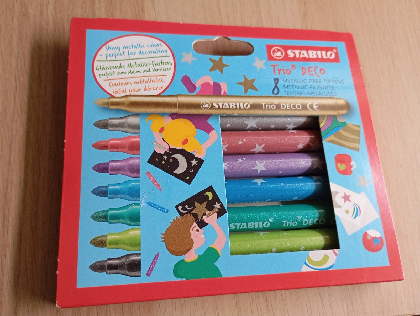 *NIEUW* Stabilo Trio Deco Metallic, Ophalen of Verzenden, Potlood of Stift