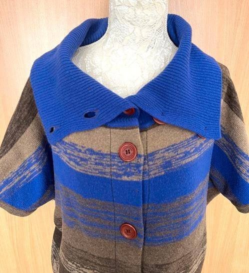 Roberto Sarto wollen vest maat XL, Ophalen of Verzenden, Zo goed als nieuw, Maat 46/48 (XL) of groter, Bruin