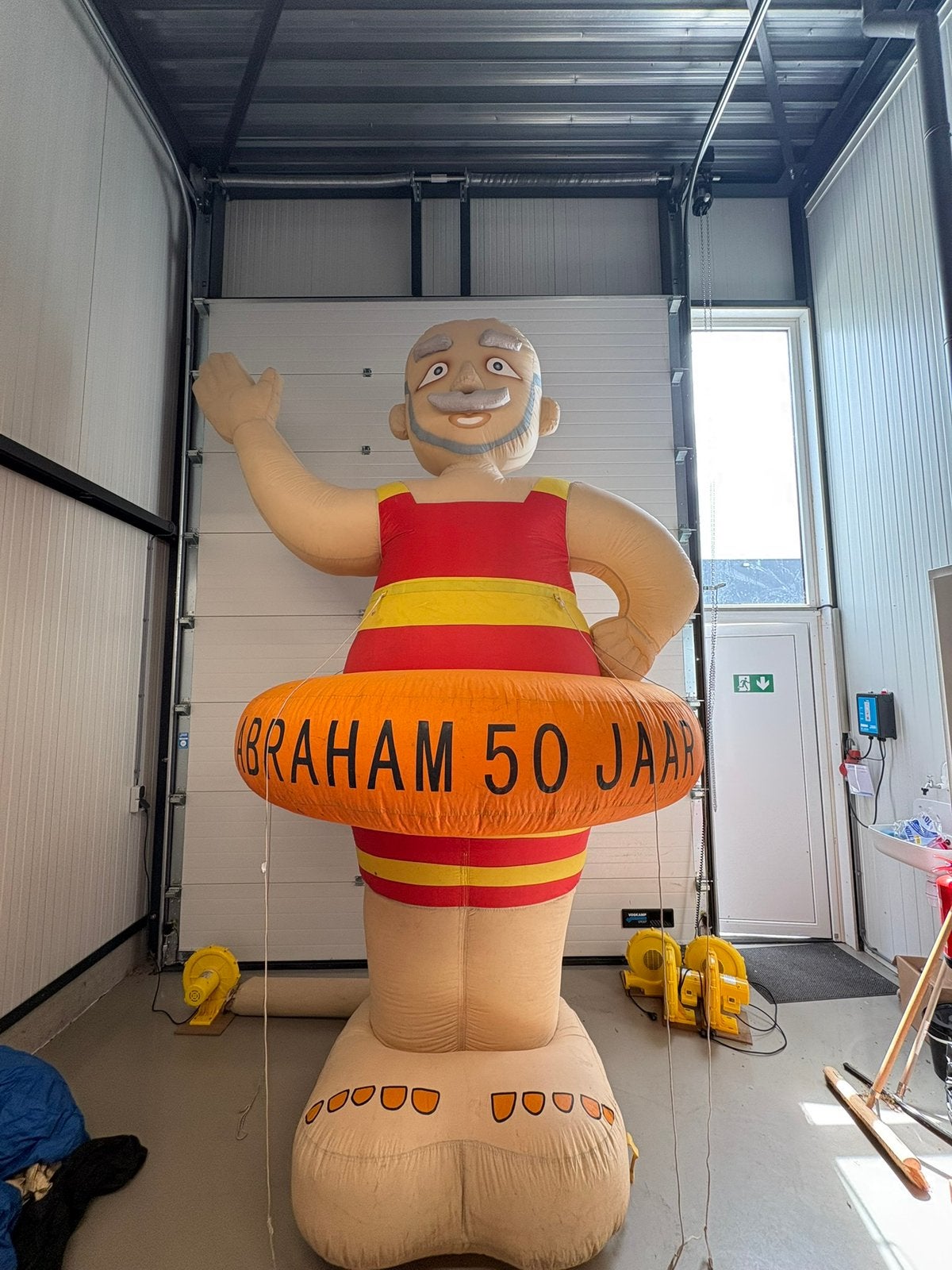 Diverse opblaasbare feestfiguren te koop, Ophalen, Gebruikt, Abraham of Sarah