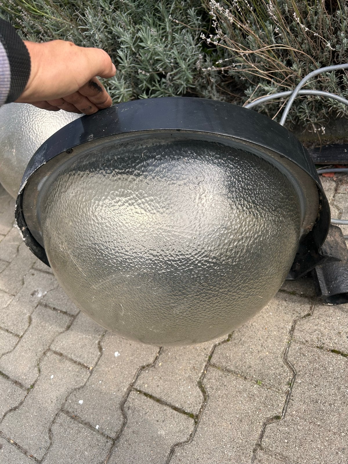 Vintage Philips Straatlantaarn - Schréder SAT, Gebruikt, Zwart, G13 (TL), Ophalen
