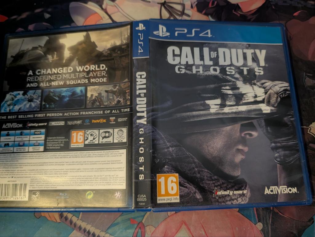 Call of Duty Ghosts PS4, Spelcomputers en Games, Games | Sony PlayStation 4, Shooter, Ophalen of Verzenden, Zo goed als nieuw