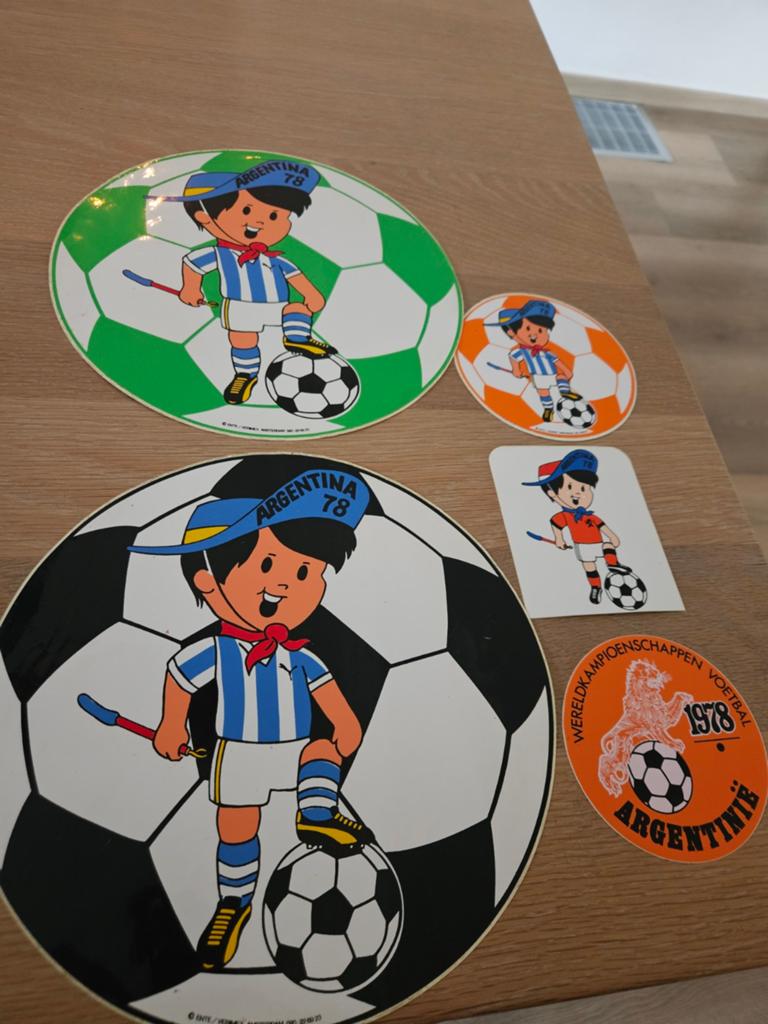 Wk Voetbal Argentinië 1978 stickers, Ophalen of Verzenden, Zo goed als nieuw, Sport
