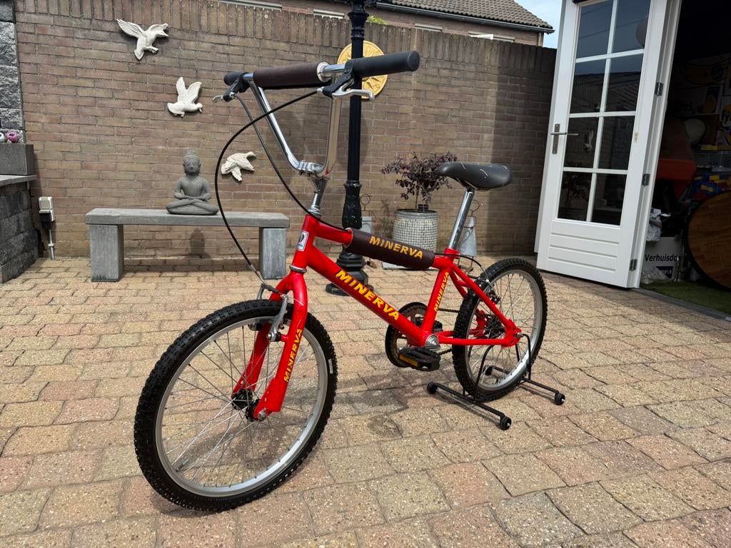 Oldschool minerva bmx, Ophalen, Zo goed als nieuw, Staal, 20 tot 24 inch