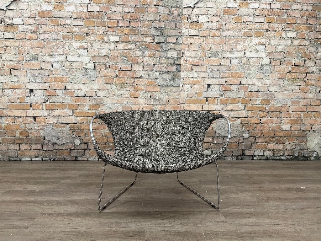 Moroso Smock Fauteuil – Zwart wit | Patricia Urquiola, Ophalen, Design, Nieuw, 75 tot 100 cm