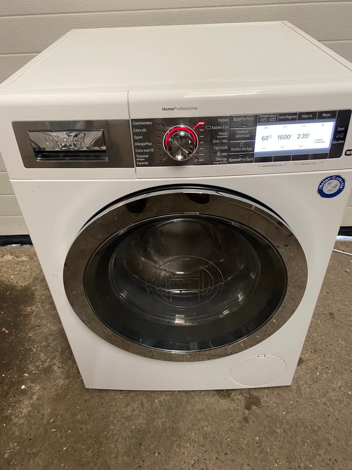 BOSCH Home professional, 9 kilo , WiFi ,A+++, 1600 Toeren
