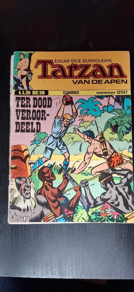 Edgar Rice Burroughs Tarzan van de Apen Classics #12147, Boeken, Amerika, Ophalen of Verzenden, Gelezen, Eén comic