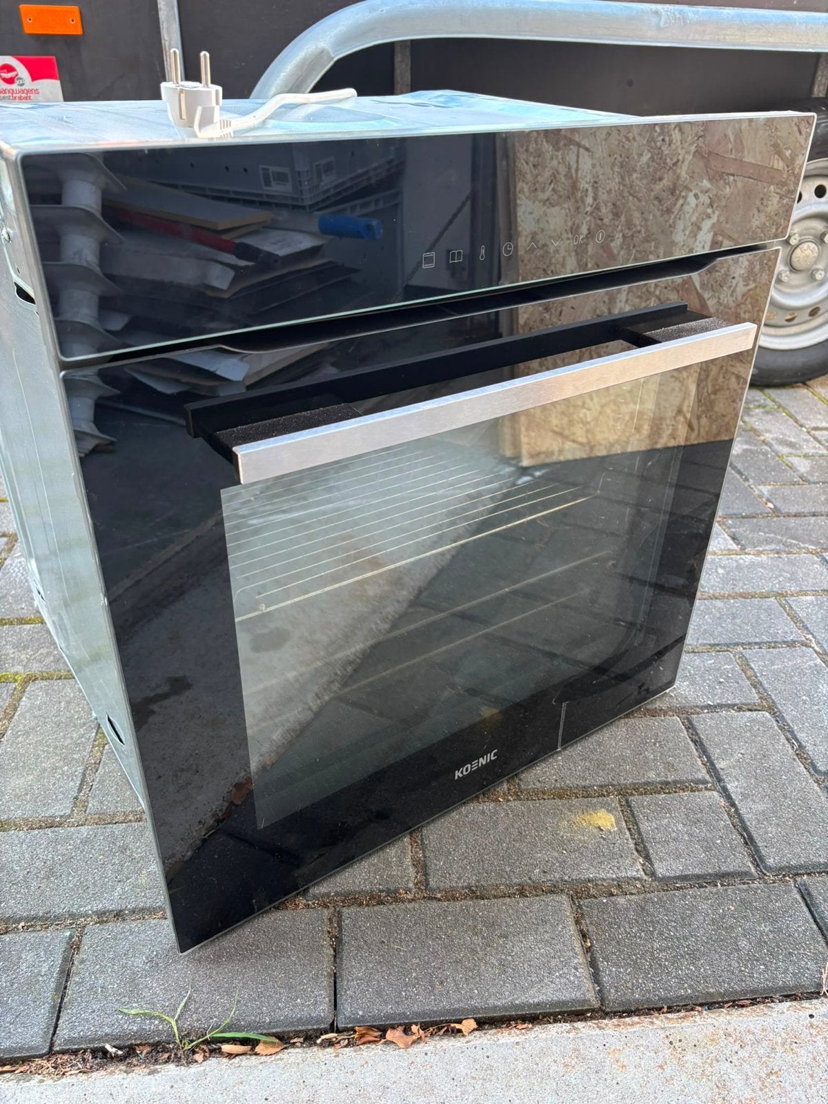 Koenic Inbouw Heteluchtoven KBO 43211 B, Ophalen, Hete lucht, Heteluchtoven, Inbouw