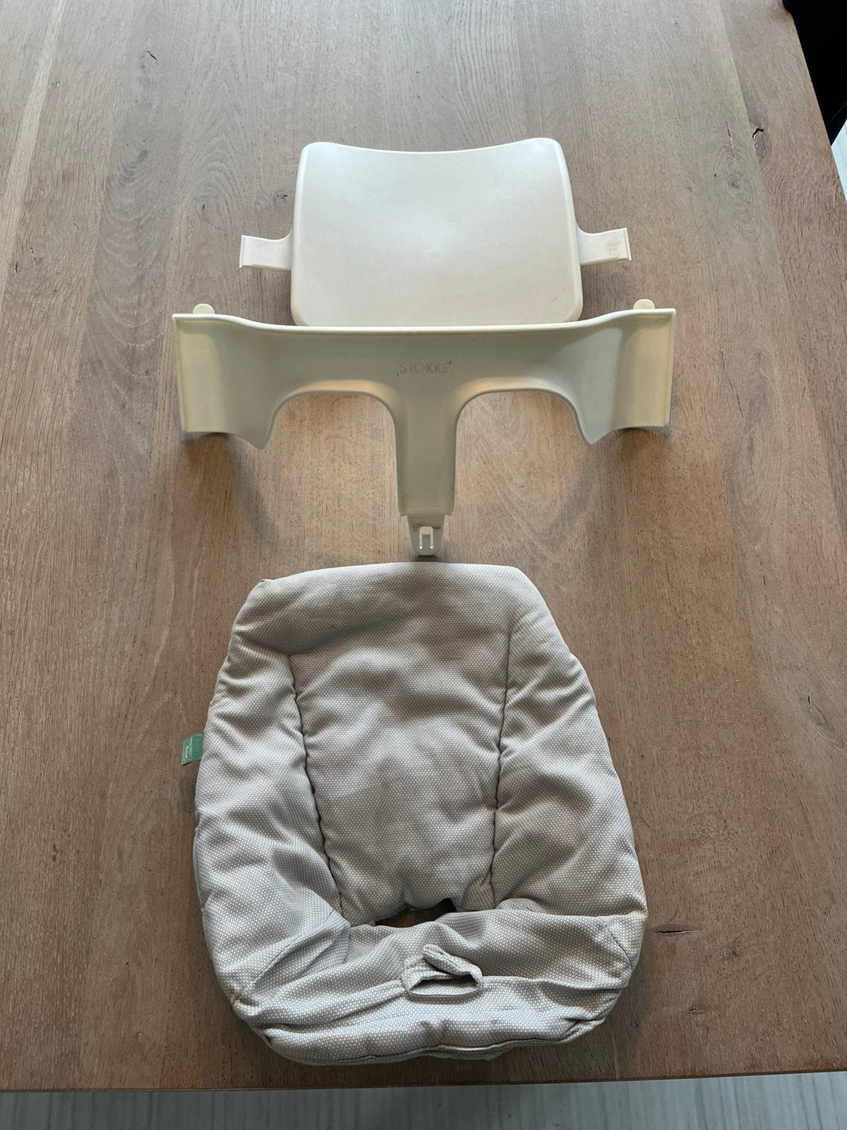 Trip trap babyset met kussen, Ophalen, Gebruikt, Meegroeistoel